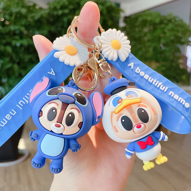 Disney Animation Figure Cross-dressing Doll Pooh Bear Stitch Mickey Mouse Minnie Mouse Keychain Children's Toy Birthday Gifts 
Disney Animation Figure Cross-dressing Doll Pooh Bear Stitch Mickey Mouse Minnie Mouse Keychain Children's Toy Birthday Gifts