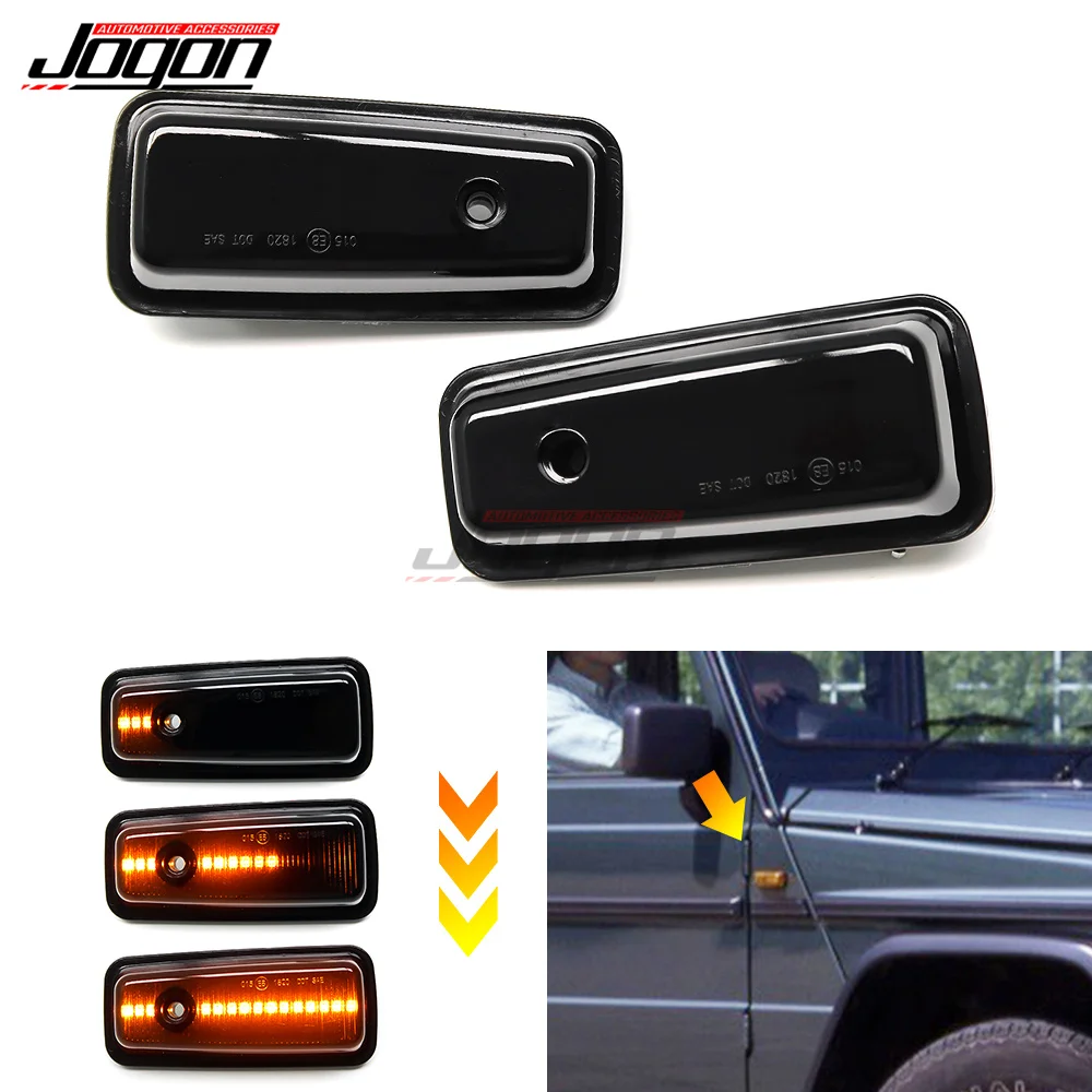 2 шт. светодиодные динамические лампы для Mercedes Benz G Class W463 W461 G500 G550 G55 G63 G65 1986-2002 |