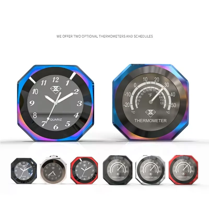 Universal Aluminum Alloy 4Color 7/8inch 1inch Motorcycle Luminous Handlebar Mount Clock Watch Thermometer CNC Chrome
Universal Aluminum Alloy 4Color 7/8inch 1inch Motorcycle Luminous Handlebar Mount Clock Watch Thermometer CNC Chrome