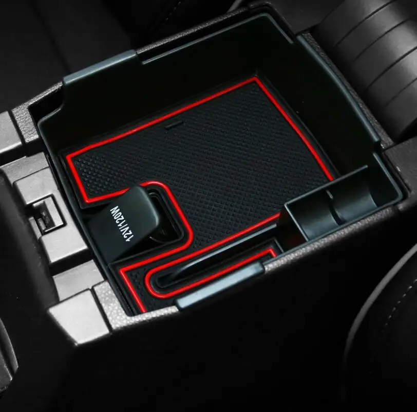 

Car Central Armrest Box Storage Box for Toyota Corolla 2019 2020 CROSS SUV Center Console Accessories Black Coin Box
