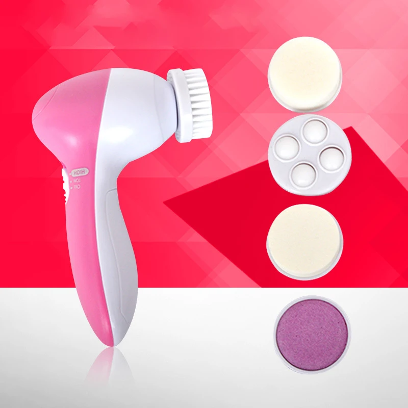 Face Cleansing Brush 5 in 1 Silicone Facial Brush Electric Wash Face Machine Deep Cleaning Pore Skin Care Face Massage Brush
Face Cleansing Brush 5 in 1 Silicone Facial Brush Electric Wash Face Machine Deep Cleaning Pore Skin Care Face Massage Brush