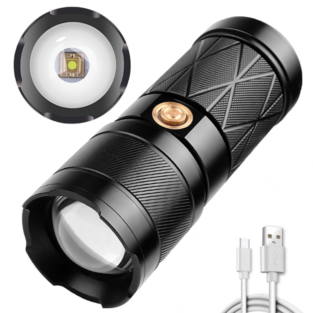 Aluminum Alloy Rechargeable 1500lm Portable LED Flash Camping Lights for Outdoor Hiking 30W Waterproof Strong Flashlight
Aluminum Alloy Rechargeable 1500lm Portable LED Flash Camping Lights for Outdoor Hiking 30W Waterproof Strong Flashlight
