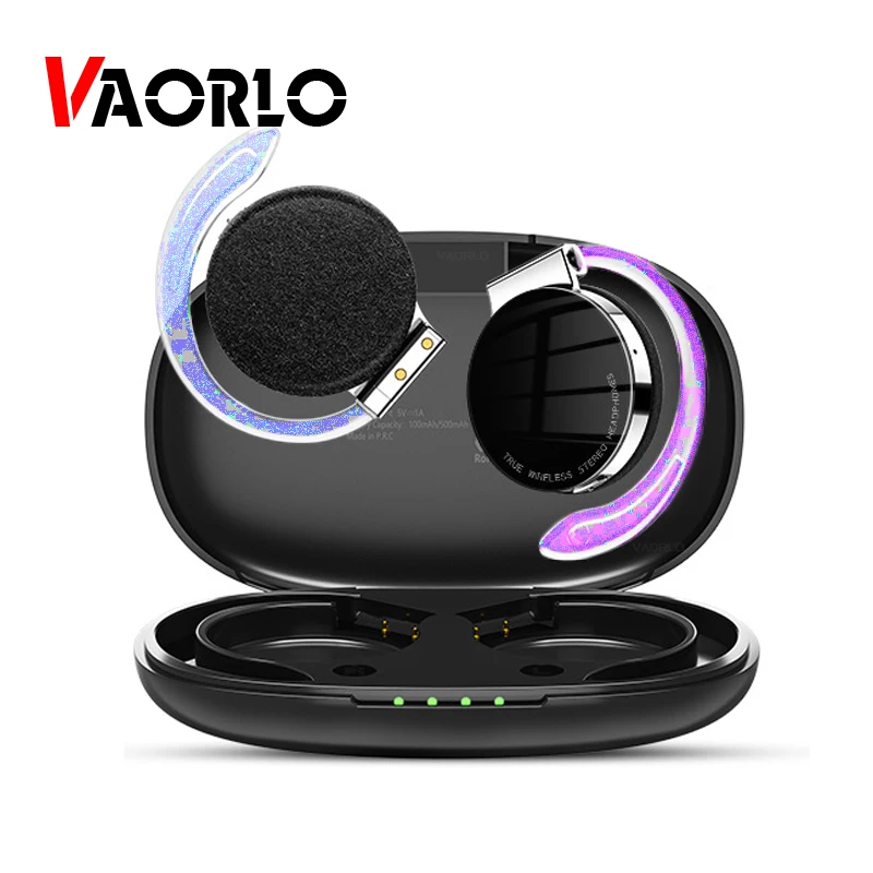 Спортивные наушники VAORLO TWS с ушным крючком, светящиеся наушники, IPX5 Водонепроницаемая стереогарнитура с шумоподавлением и ENC, Bluetooth 5,2, безболезненная
Спортивные наушники VAORLO TWS с ушным крючком, светящиеся наушники, IPX5 Водонепроницаемая стереогарнитура с шумоподавлением и ENC, Bluetooth 5,2, безболезненная