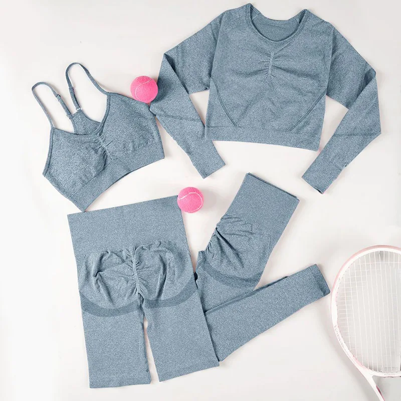 2/3/4PCS Yoga Set Sportswear Gym Clothing Girls Seamless Fitness Sports Suits High Waist Leggings Summer And Winter
2/3/4PCS Yoga Set Sportswear Gym Clothing Girls Seamless Fitness Sports Suits High Waist Leggings Summer And Winter