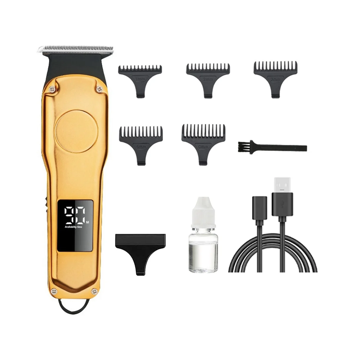 

Профессиональная Парикмахерская Машинка для стрижки волос, перезаряжаемая электрическая машинка для стрижки бороды, триммер, Бритва для мужчин, резак
