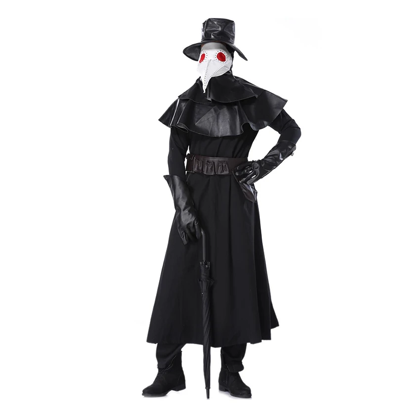 Plague Doctor Steampunk Halloween Costumes for Men Medieval Fancy Dress Adult Wizard Gothic Reaper Mask Cosplay Carnival Clothes
Plague Doctor Steampunk Halloween Costumes for Men Medieval Fancy Dress Adult Wizard Gothic Reaper Mask Cosplay Carnival Clothes