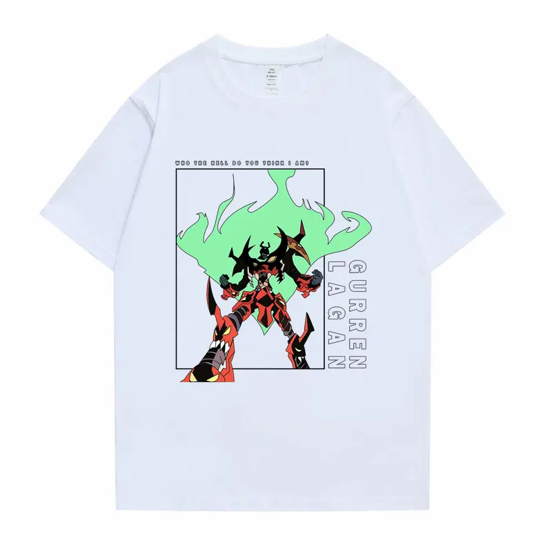 Limited Anime Tengen Toppa Gurren Lagann Graphic T Shirt Men Women Fashion Vintage Manga T-shirts Men's Cartoon Oversized Tees 
Limited Anime Tengen Toppa Gurren Lagann Graphic T Shirt Men Women Fashion Vintage Manga T-shirts Men's Cartoon Oversized Tees