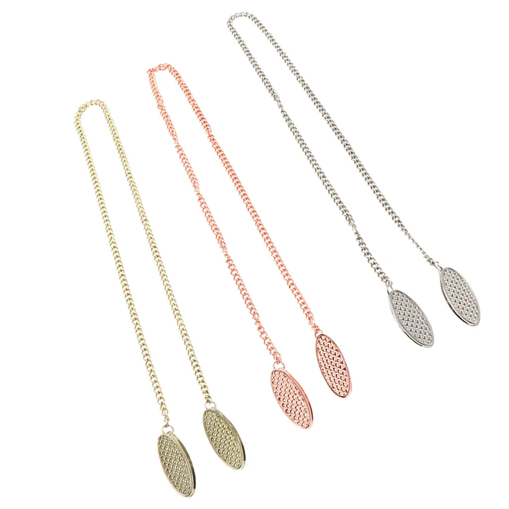 3 Pcs Napkin Holder Clip Neck Mask Tricolor Bib Clips Chain Zinc Alloy Strap Elderly Baby Costume Adults
3 Pcs Napkin Holder Clip Neck Mask Tricolor Bib Clips Chain Zinc Alloy Strap Elderly Baby Costume Adults