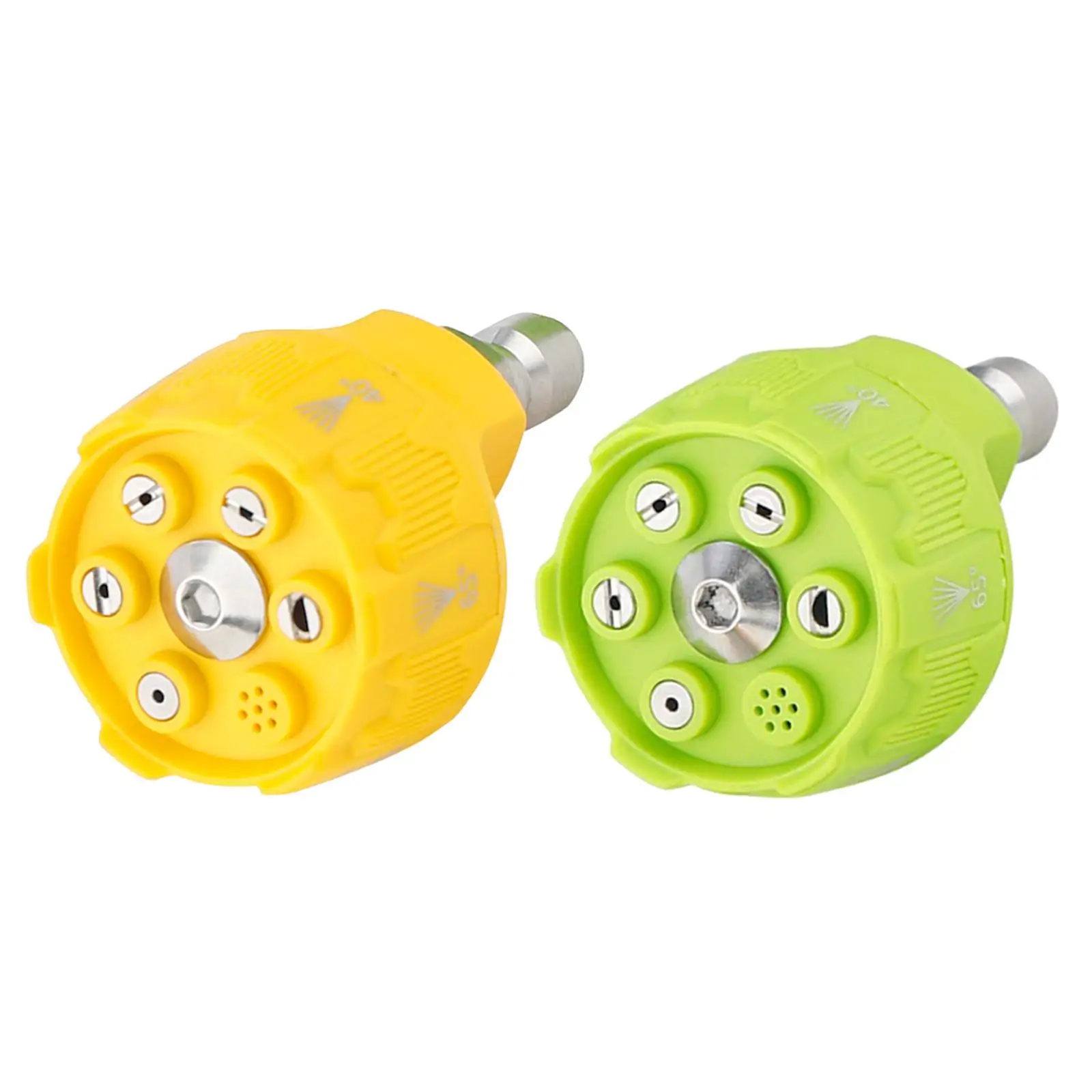 6-In-1 Spray Nozzle 1/4 Quick Connect Multiple Degrees for
6-In-1 Spray Nozzle 1/4 Quick Connect Multiple Degrees for