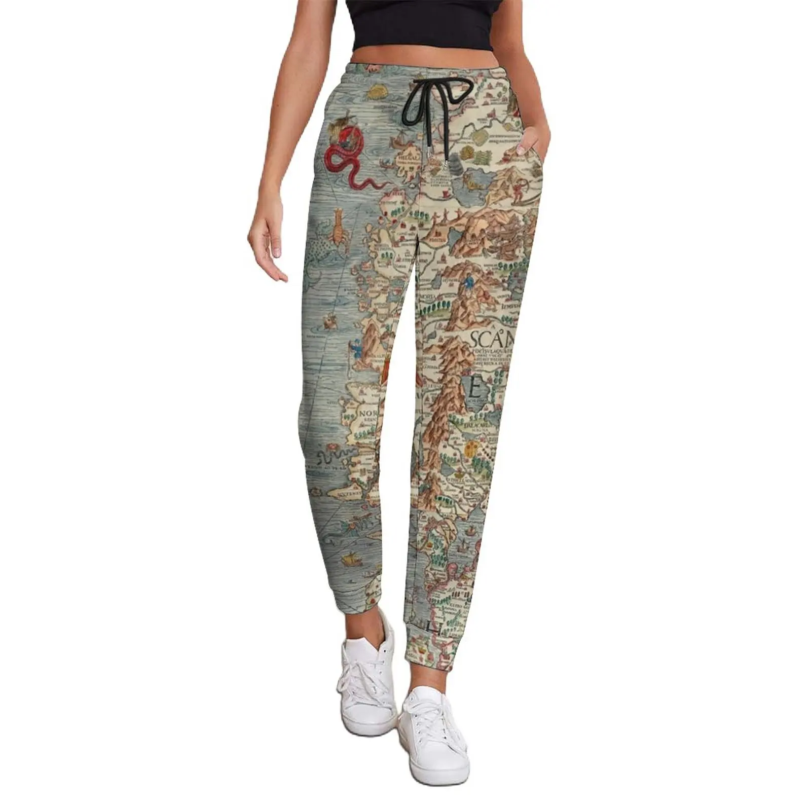 Vintage Old World Map Pants Woman Iceland Print Street Fashion Sweatpants Spring Casual Pattern Big Size Trousers Gift Idea
Vintage Old World Map Pants Woman Iceland Print Street Fashion Sweatpants Spring Casual Pattern Big Size Trousers Gift Idea