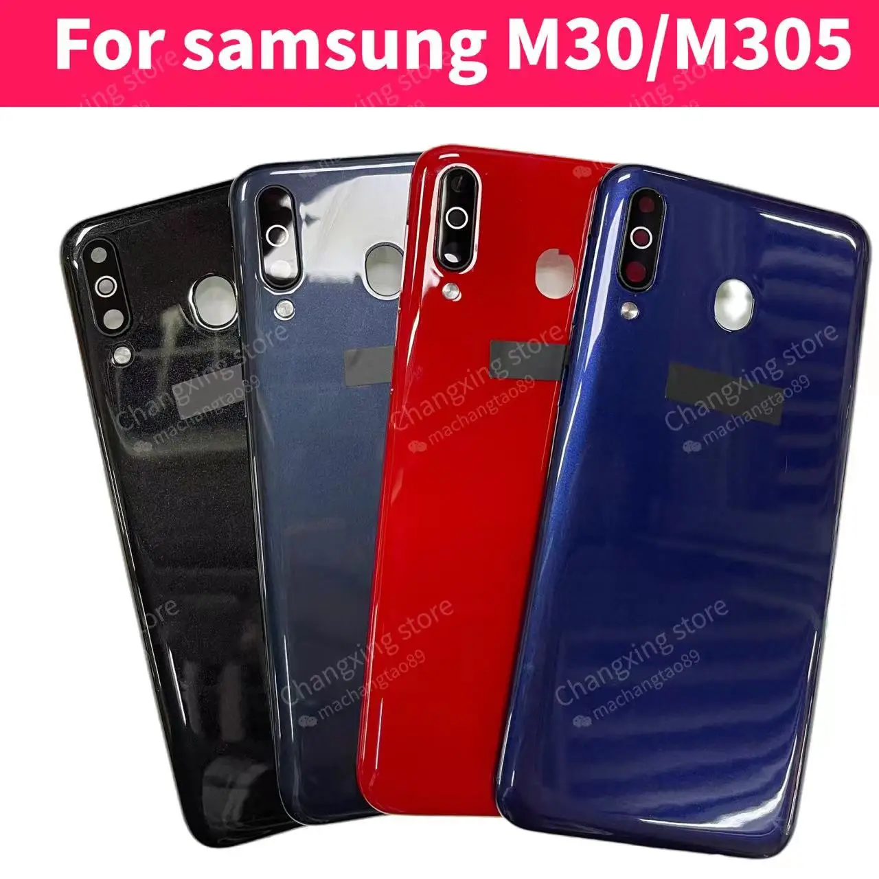 SAMSUNG Galaxy M30 M305 2019 Back Cover Rear Door Housing Glass with lens Panel Replacement Part M30 Cover Rear
SAMSUNG Galaxy M30 M305 2019 Back Cover Rear Door Housing Glass with lens Panel Replacement Part M30 Cover Rear