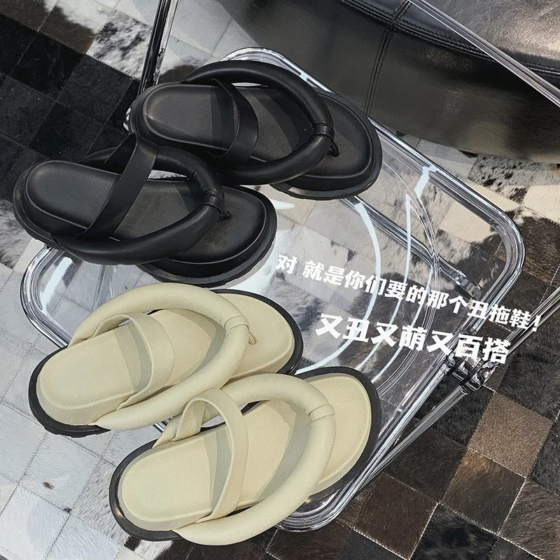 Trendy Collocation Sandals Women Comfortable Thick Soled Flip Flops Women Sandals Women Wear Beach Flip Flops Summer Shoe Shoes
Trendy Collocation Sandals Women Comfortable Thick Soled Flip Flops Women Sandals Women Wear Beach Flip Flops Summer Shoe Shoes