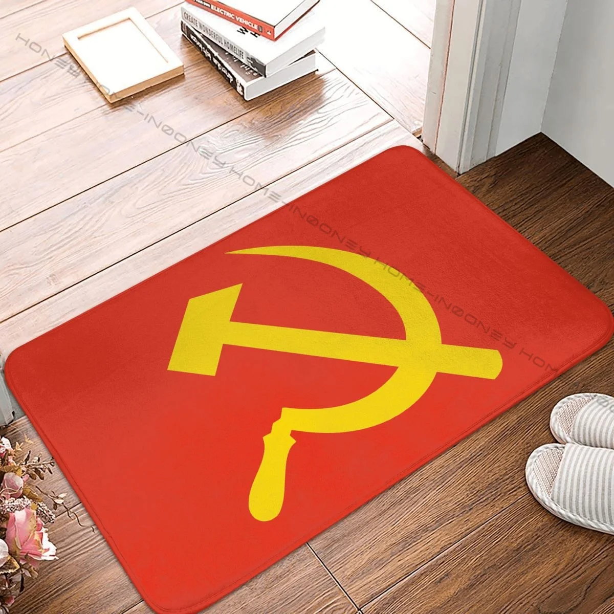 Communism Marxism Socialism CCCP Bathroom Mat Hammer And Sickle Doormat Kitchen Carpet Entrance Door Rug Home Decor
Communism Marxism Socialism CCCP Bathroom Mat Hammer And Sickle Doormat Kitchen Carpet Entrance Door Rug Home Decor