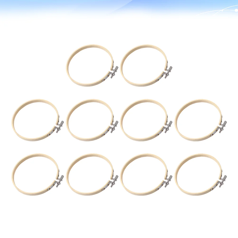 10pcs Embroidery Hoops Circle Cross Stitch Frame Ring DIY Wooden Circle Sewing Kits for Craft Sewing
10pcs Embroidery Hoops Circle Cross Stitch Frame Ring DIY Wooden Circle Sewing Kits for Craft Sewing