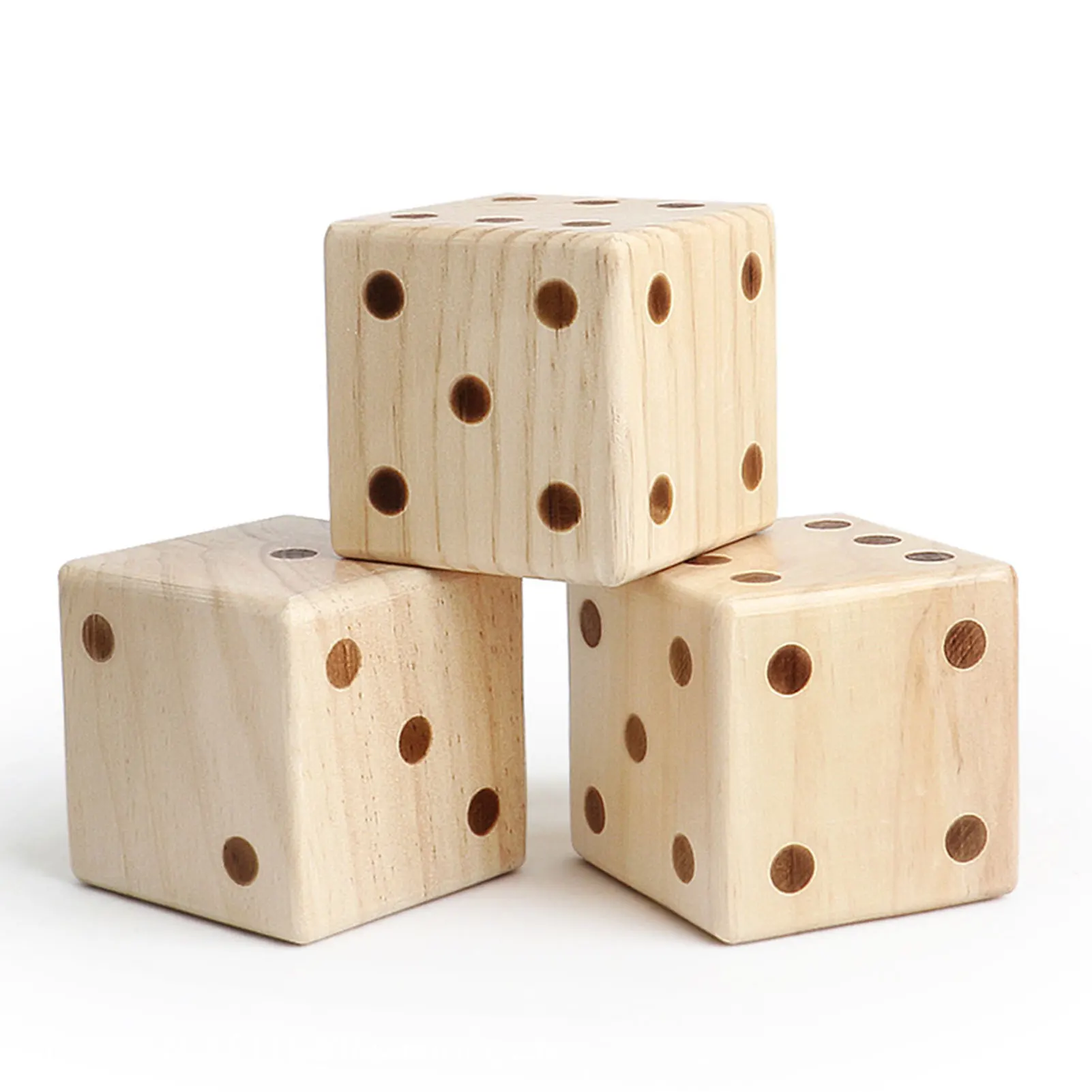 Wooden Game Dice Creative Lawn Board Games Wooden Dice for Family Friends Gatherings
Wooden Game Dice Creative Lawn Board Games Wooden Dice for Family Friends Gatherings
