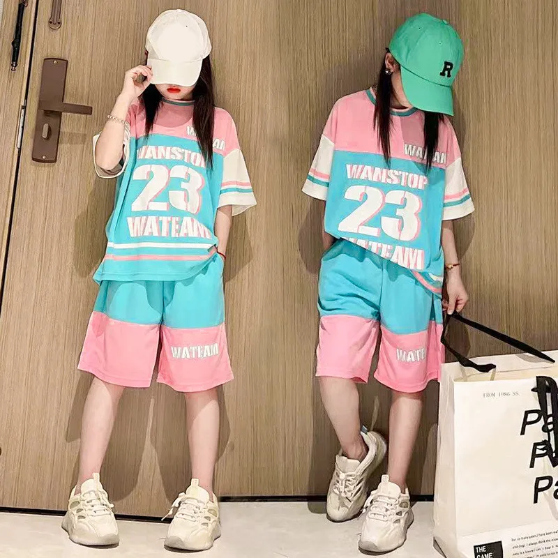 Girls Clothes Sets Summer 3 To 11 Years Old Children Casual T-shirts Shorts 2pcs Tracksuits For Teens Outfits Kids Sports Suit
Girls Clothes Sets Summer 3 To 11 Years Old Children Casual T-shirts Shorts 2pcs Tracksuits For Teens Outfits Kids Sports Suit