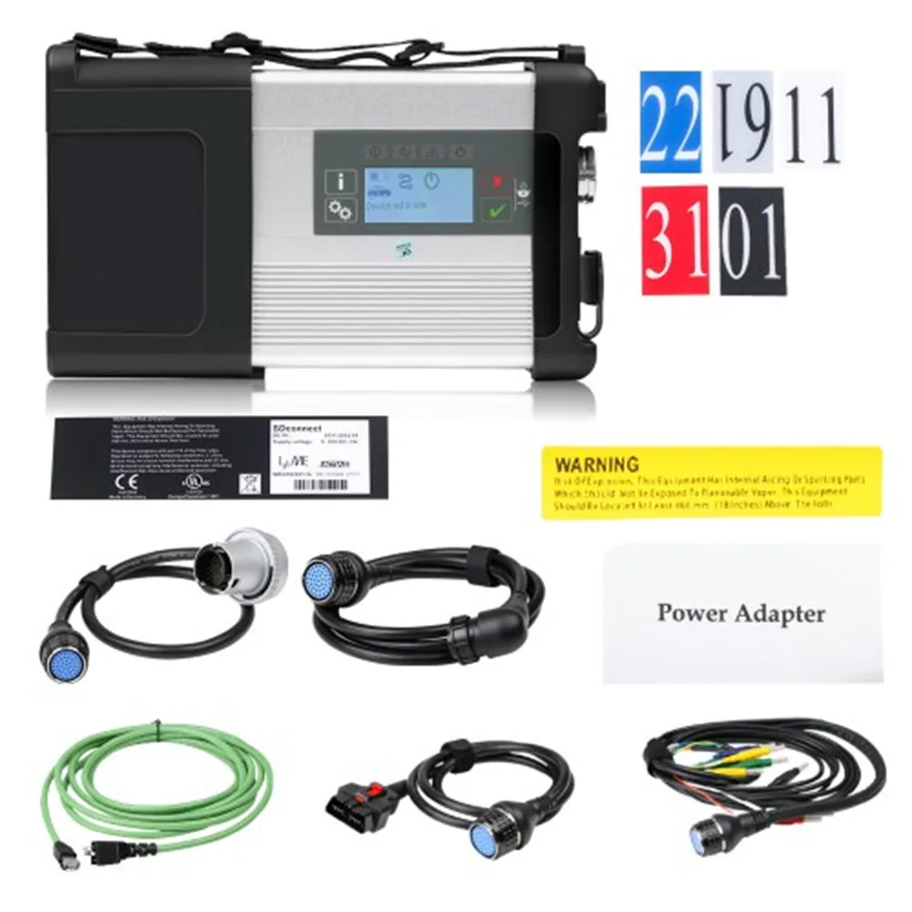 MB STAR C5 with 5 Cables WIFI Compact 5 Multiplexer Diagnostic Tool for Car & Truck MB STAR C3 C4 C5 for Diagnosis Test DAS
MB STAR C5 with 5 Cables WIFI Compact 5 Multiplexer Diagnostic Tool for Car & Truck MB STAR C3 C4 C5 for Diagnosis Test DAS