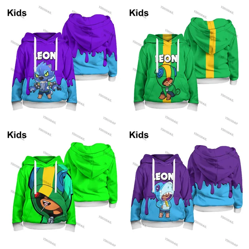 Long Sleeve Coat Brawers Crow and Star,Leon Child Kids Sweatshirt Shooting Game 3d Hoodie Jacket Girls Harajuku Boys Clothes
Long Sleeve Coat Brawers Crow and Star,Leon Child Kids Sweatshirt Shooting Game 3d Hoodie Jacket Girls Harajuku Boys Clothes