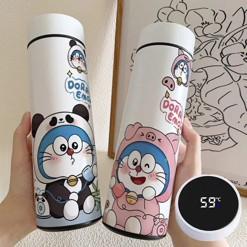 Мультяшная умная изоляционная чашка Doraemon, милая портативная чашка большой емкости с красивым измерителем температуры
Мультяшная умная изоляционная чашка Doraemon, милая портативная чашка большой емкости с красивым измерителем температуры
