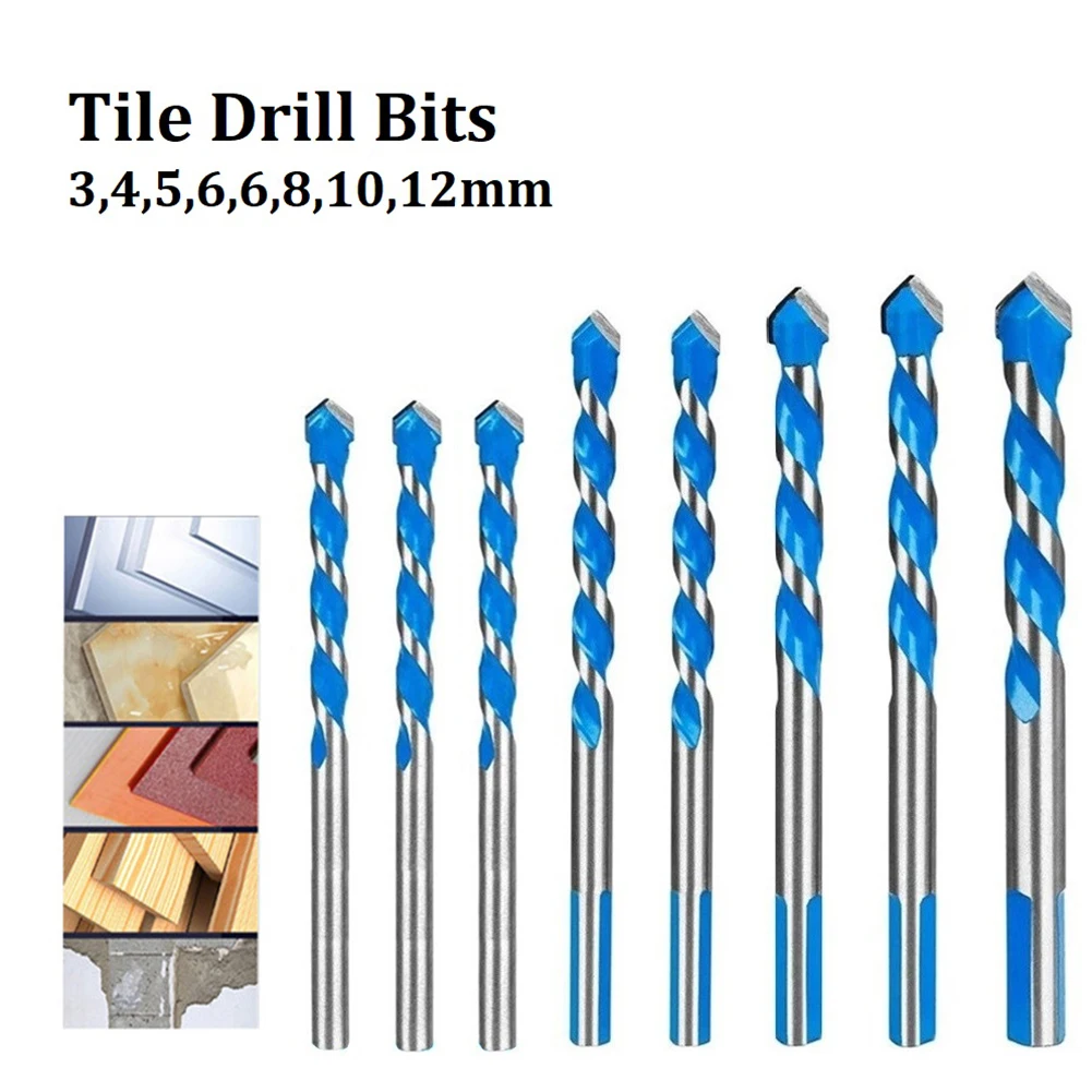 8pcs 3mm 4mm 5mm 6mm 8mm 10mm 12mm Carbide Triangle Tile Drill Bits Set Power Tool For Ceramic Granite Tiles Stone Wood
8pcs 3mm 4mm 5mm 6mm 8mm 10mm 12mm Carbide Triangle Tile Drill Bits Set Power Tool For Ceramic Granite Tiles Stone Wood