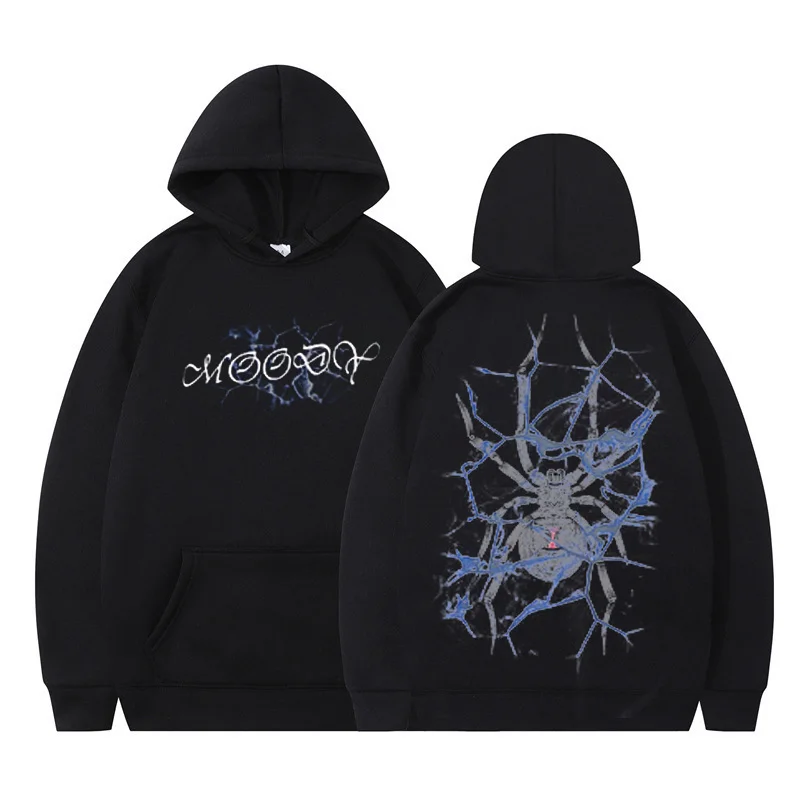 Hoodie Vintage Cartoon Double Sided Gothic Print Graphic Harajuku Hip Hop Sweatshirt Men‘s and Women's Same Streetwear Jumper
Hoodie Vintage Cartoon Double Sided Gothic Print Graphic Harajuku Hip Hop Sweatshirt Men‘s and Women's Same Streetwear Jumper