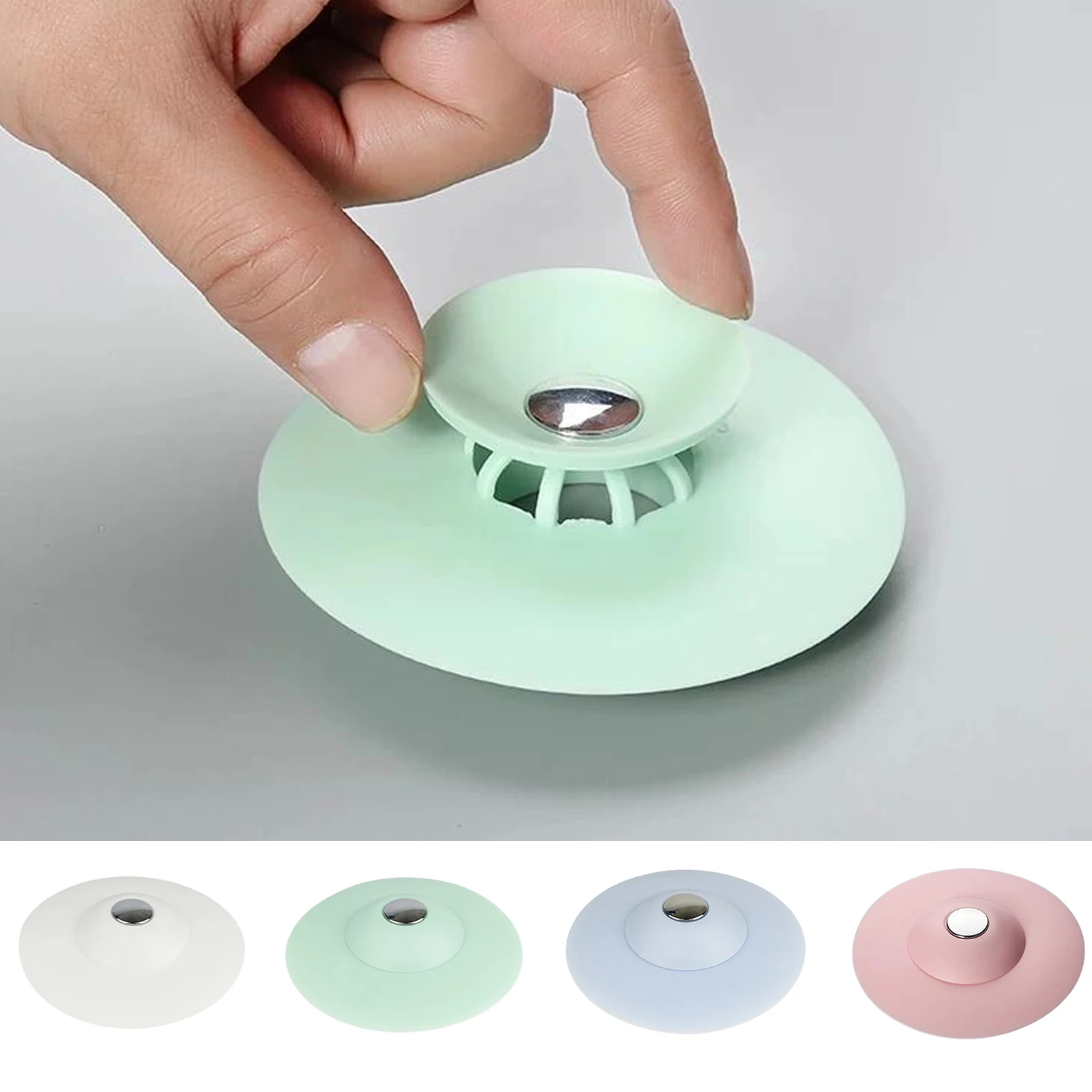 Shower Drain Stopper - Silicone Bathtub Drain Strainers, Hair Trap Hair Catcher Bathtub Drain Stopper Protectors Cover
Shower Drain Stopper - Silicone Bathtub Drain Strainers, Hair Trap Hair Catcher Bathtub Drain Stopper Protectors Cover