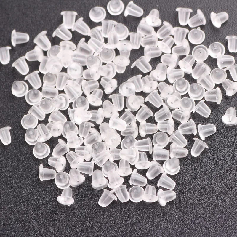 200pcs 4X4/4X5/4.8X5.8mm Bullet Soft Silicone Stud Piercing Earrings For DIY Jewelry Making Ornament Decorative Accessories
200pcs 4X4/4X5/4.8X5.8mm Bullet Soft Silicone Stud Piercing Earrings For DIY Jewelry Making Ornament Decorative Accessories