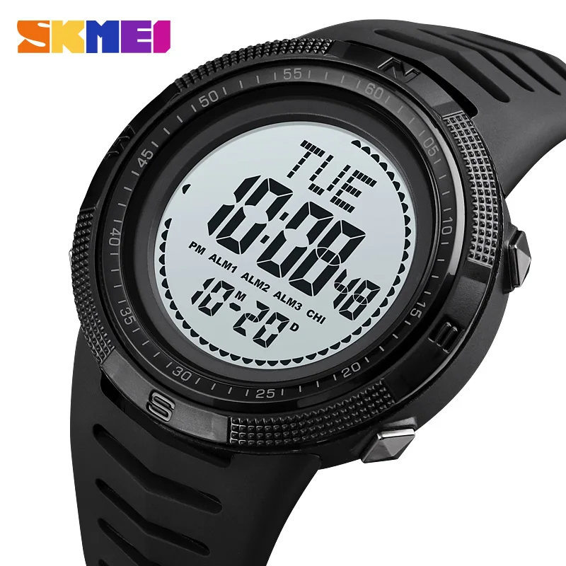 SKMEI Multifunctional World Time Compass Countdown Sport Watches Men Back Light Digital Wristwatch 50M Waterproof 3 Alarms Clock
SKMEI Multifunctional World Time Compass Countdown Sport Watches Men Back Light Digital Wristwatch 50M Waterproof 3 Alarms Clock