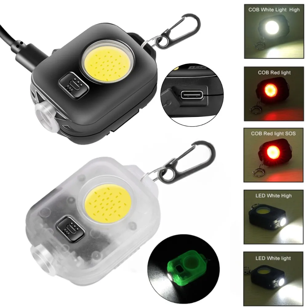 8 Modes Mini Keychain Pocket Torch USB Rechargeable LED Light EDC Working Lights Keychains Waterproof COB LED Flashlight Torch
8 Modes Mini Keychain Pocket Torch USB Rechargeable LED Light EDC Working Lights Keychains Waterproof COB LED Flashlight Torch