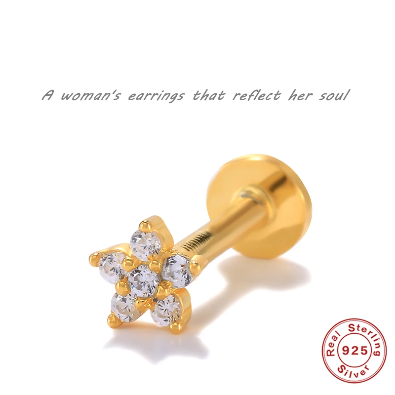 Aide Exquisite Petal Stud Earrings 925 Sterling Silver Temperament Versatile Small Earrings Elegant Women's Jewelry 2022
Aide Exquisite Petal Stud Earrings 925 Sterling Silver Temperament Versatile Small Earrings Elegant Women's Jewelry 2022