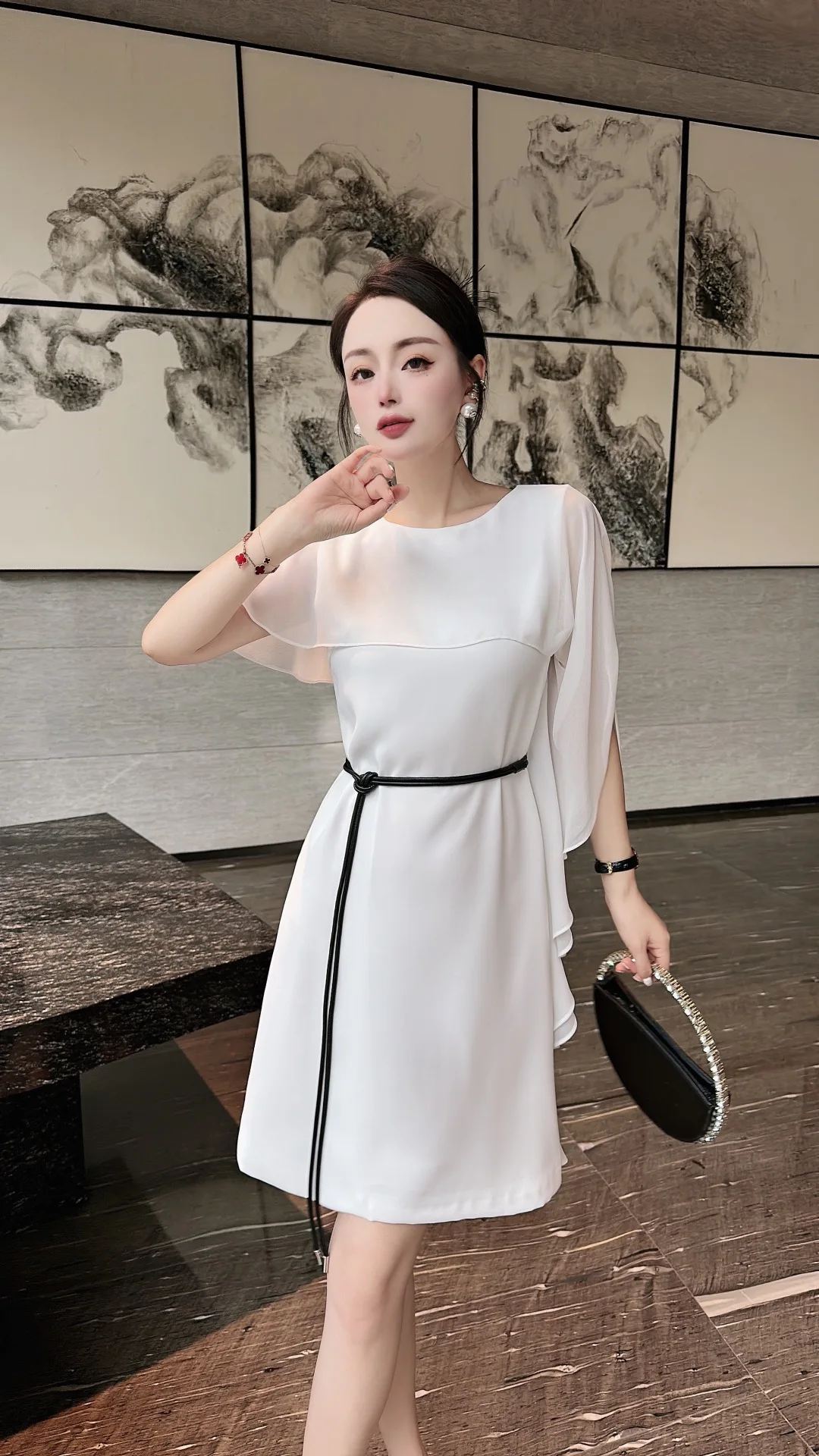 2023 Spring/Summer Fashion New Women's Clothing Elegant Lapel Dress 0704 
2023 Spring/Summer Fashion New Women's Clothing Elegant Lapel Dress 0704
