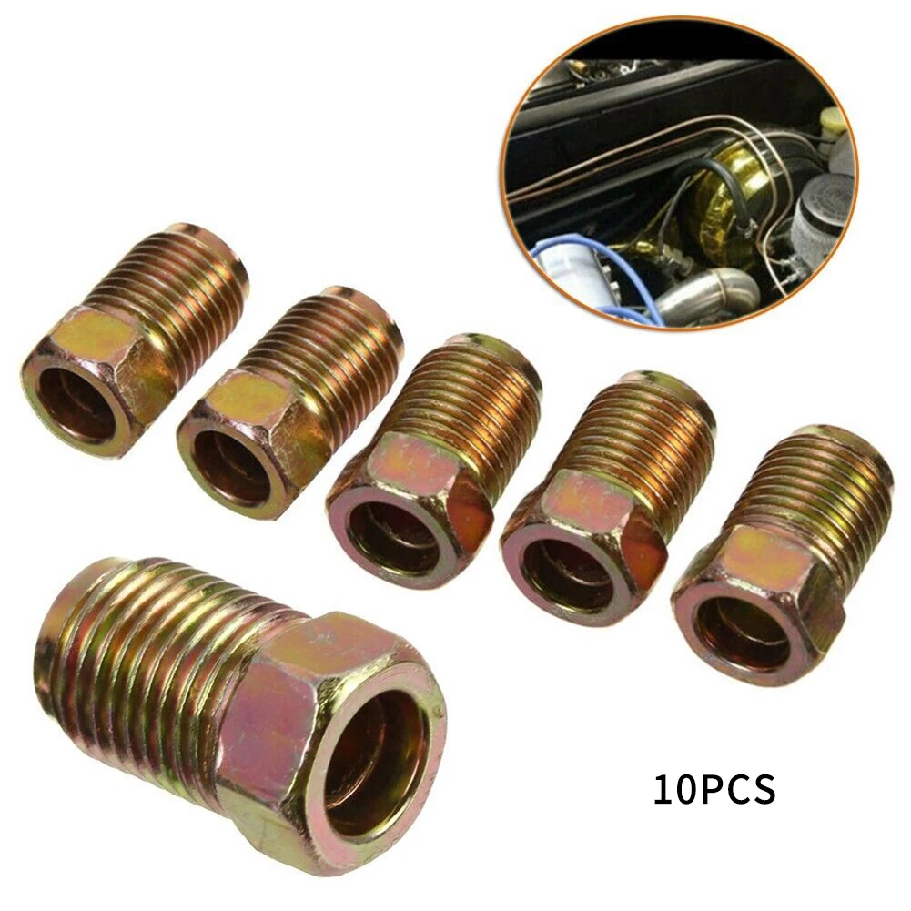 10pcs M12 Brake Pipe Nuts Male Metric 12mm X 1.0mm Nut Galvanized Brake Line Fitting Kit For Inverted Bell Mouth Of 3/16 Pipe.
10pcs M12 Brake Pipe Nuts Male Metric 12mm X 1.0mm Nut Galvanized Brake Line Fitting Kit For Inverted Bell Mouth Of 3/16 Pipe.