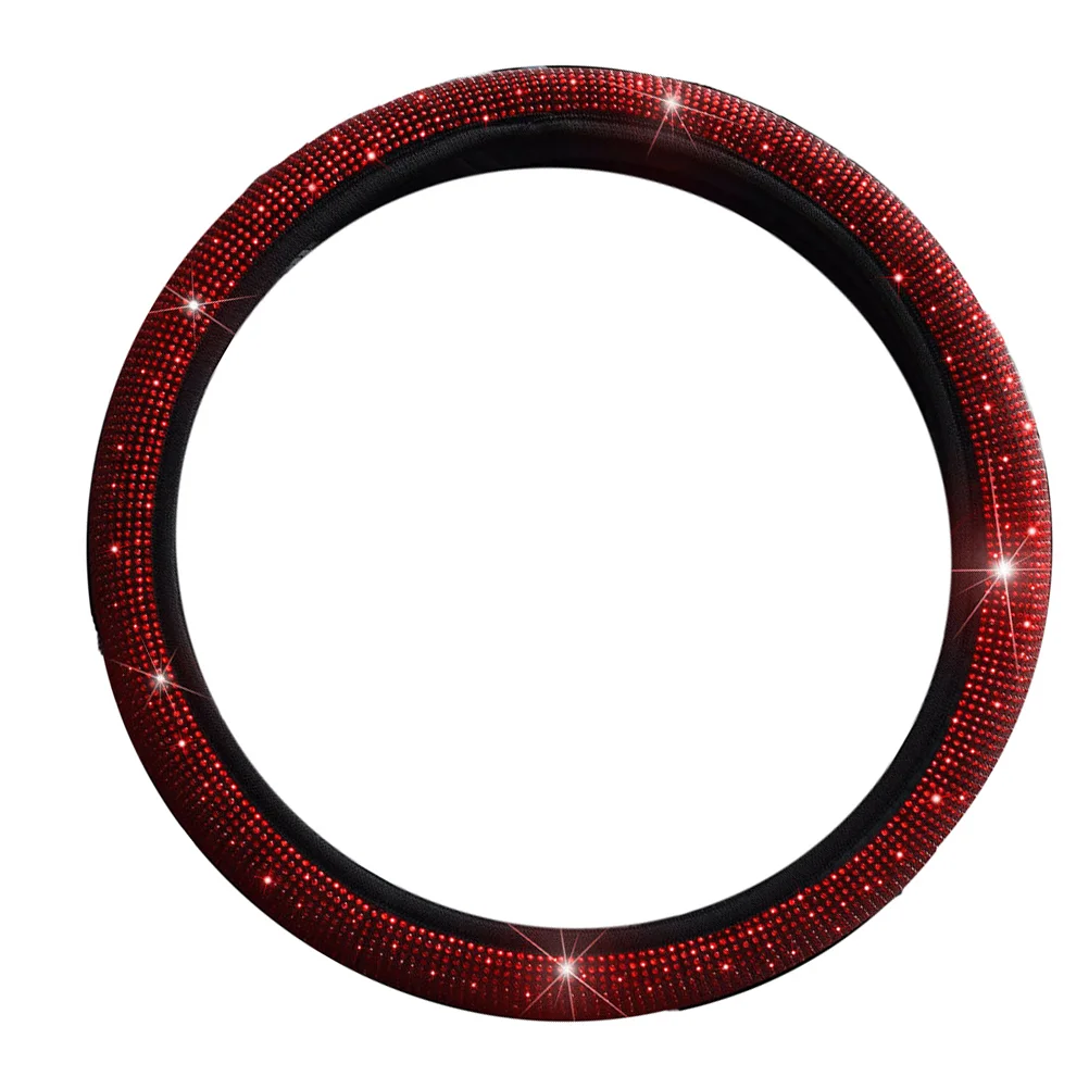 Protective Case Rhinestone Steering Wheel Cover Automotive Accessories Bling Cloth Summer
Protective Case Rhinestone Steering Wheel Cover Automotive Accessories Bling Cloth Summer