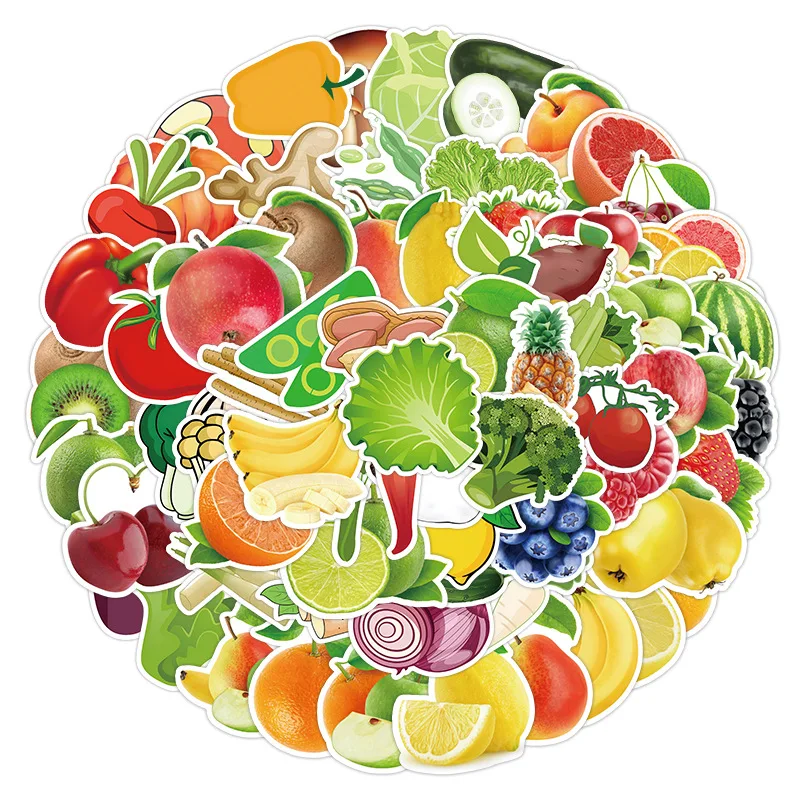 50pcs Green Fruits and Vegetables Children's Educational Knowledge Cartoon Stickers Waterproof Decorative Fruit Stickers
50pcs Green Fruits and Vegetables Children's Educational Knowledge Cartoon Stickers Waterproof Decorative Fruit Stickers