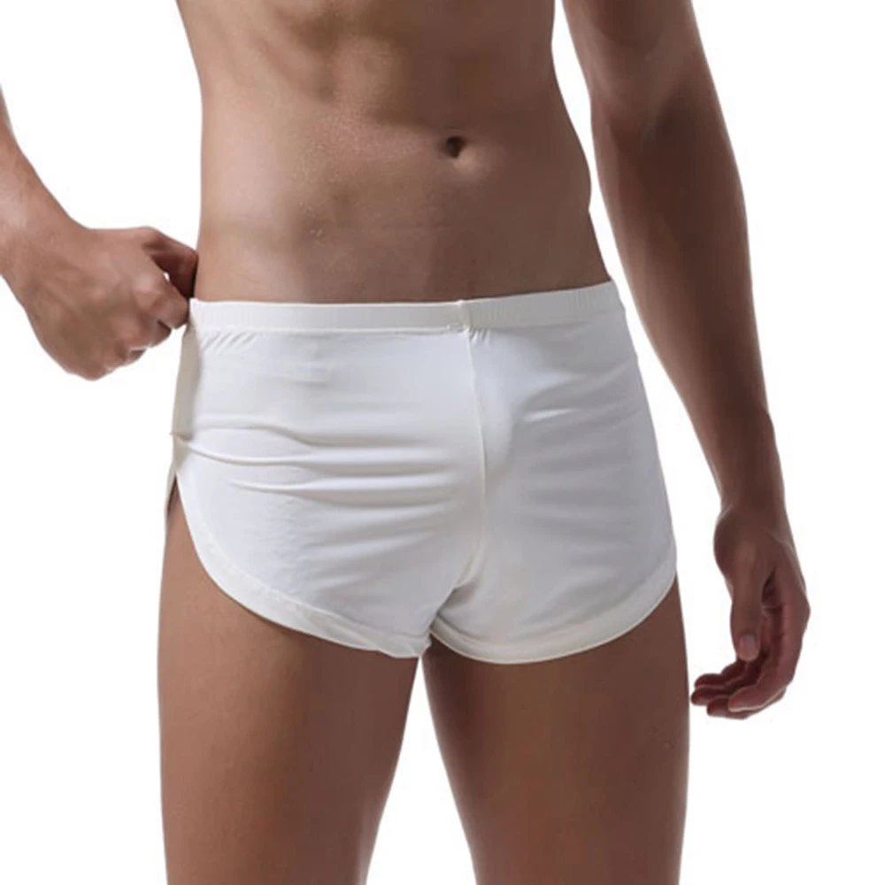 Mens Arrow Shorts Men's Ice Silk Thin Boxer Pouch Solid Summer Trunks Hot Briefs Side Comfy Underpants Underwear 2022
Mens Arrow Shorts Men's Ice Silk Thin Boxer Pouch Solid Summer Trunks Hot Briefs Side Comfy Underpants Underwear 2022