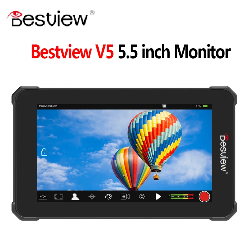 

Desview V5 Monitor 3D LUT 5.5 inch video Camera Control Touch Screen For SLR/Mirrorless Camera video live broadcast