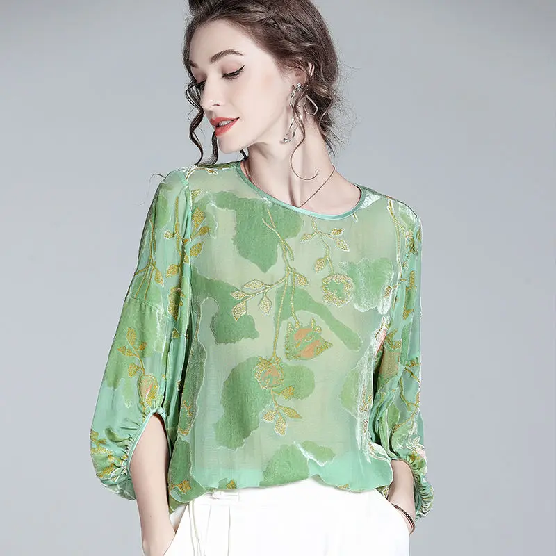 Женская свободная футболка с принтом, винтажный пуловер с круглым вырезом и рукавом 3/4, большие размеры, весна
Женская свободная футболка с принтом, винтажный пуловер с круглым вырезом и рукавом 3/4, большие размеры, весна