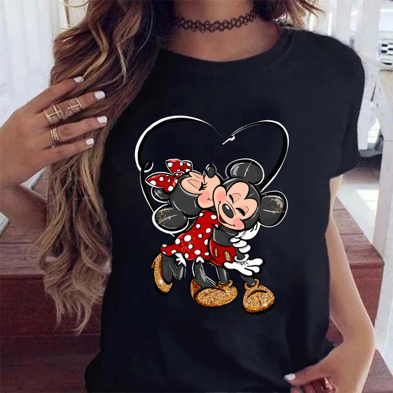 Kawaii Mouse Cartoon T Shirt Women Unisex Mouse Couple Cute Tshirt Harajuku Y2K T-shirt Graphic Tops Female Summer Black Tops
Kawaii Mouse Cartoon T Shirt Women Unisex Mouse Couple Cute Tshirt Harajuku Y2K T-shirt Graphic Tops Female Summer Black Tops