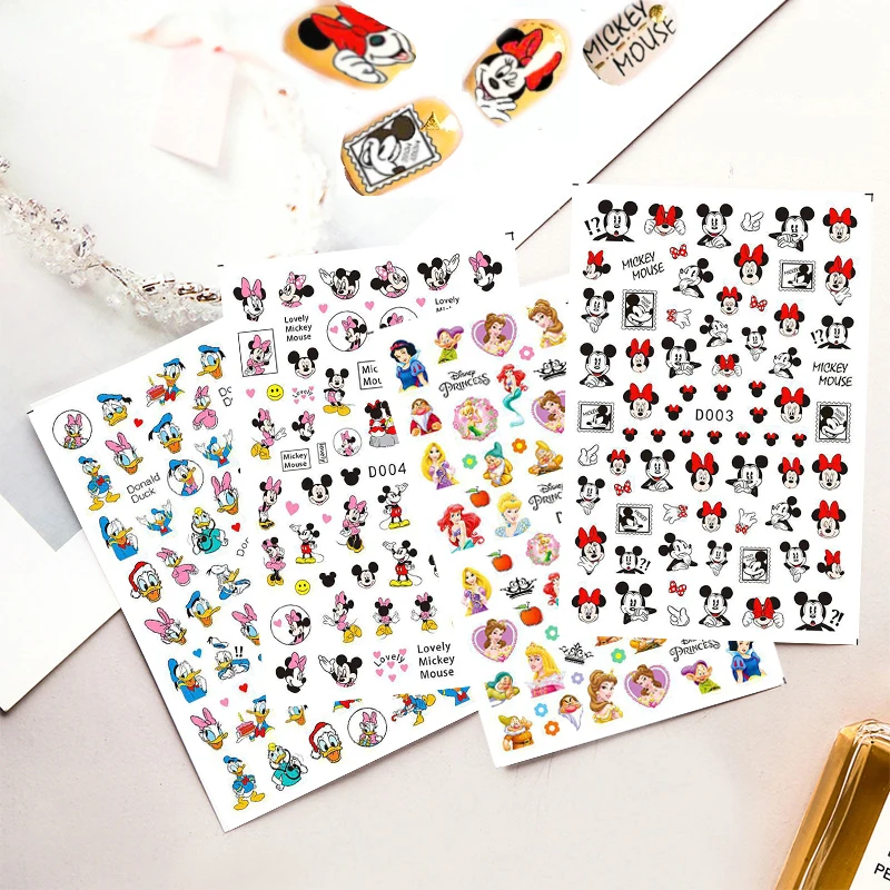 Cartoon Character Mickey Mouse Nail Stickers Disney Princess Decals Nail Art Supplies DIY Stitch Nail Slider Nail Art Decoration
Cartoon Character Mickey Mouse Nail Stickers Disney Princess Decals Nail Art Supplies DIY Stitch Nail Slider Nail Art Decoration