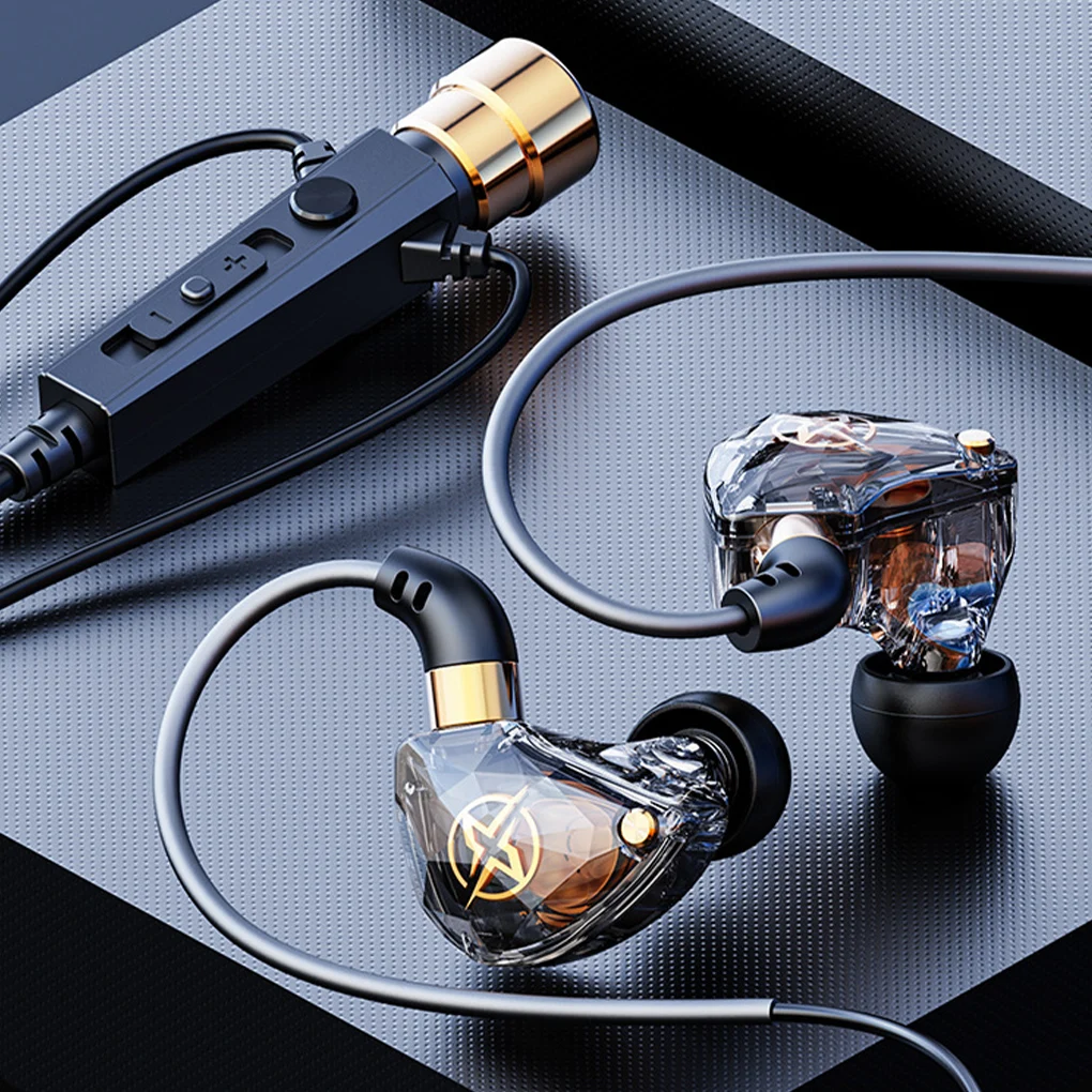 Wired Earphones 3.5mm TPE Wire Noise Reduction In-ear Headphones Live Streaming Vlogging Gaming Headset with Mic
Wired Earphones 3.5mm TPE Wire Noise Reduction In-ear Headphones Live Streaming Vlogging Gaming Headset with Mic