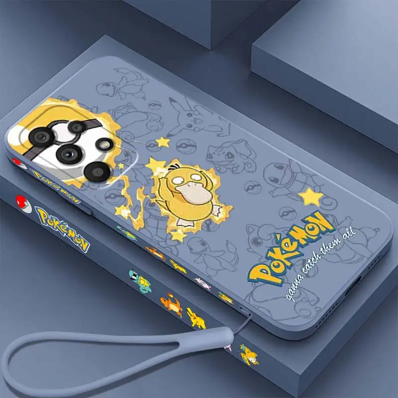Pokémon Pikachu Squirtle Phone Case For Samsung A53 A52 S A33 A32 A51 A71 A21S A13 A73 A50 A72 A23 A12 5G Liquid Left Rope
Pokémon Pikachu Squirtle Phone Case For Samsung A53 A52 S A33 A32 A51 A71 A21S A13 A73 A50 A72 A23 A12 5G Liquid Left Rope