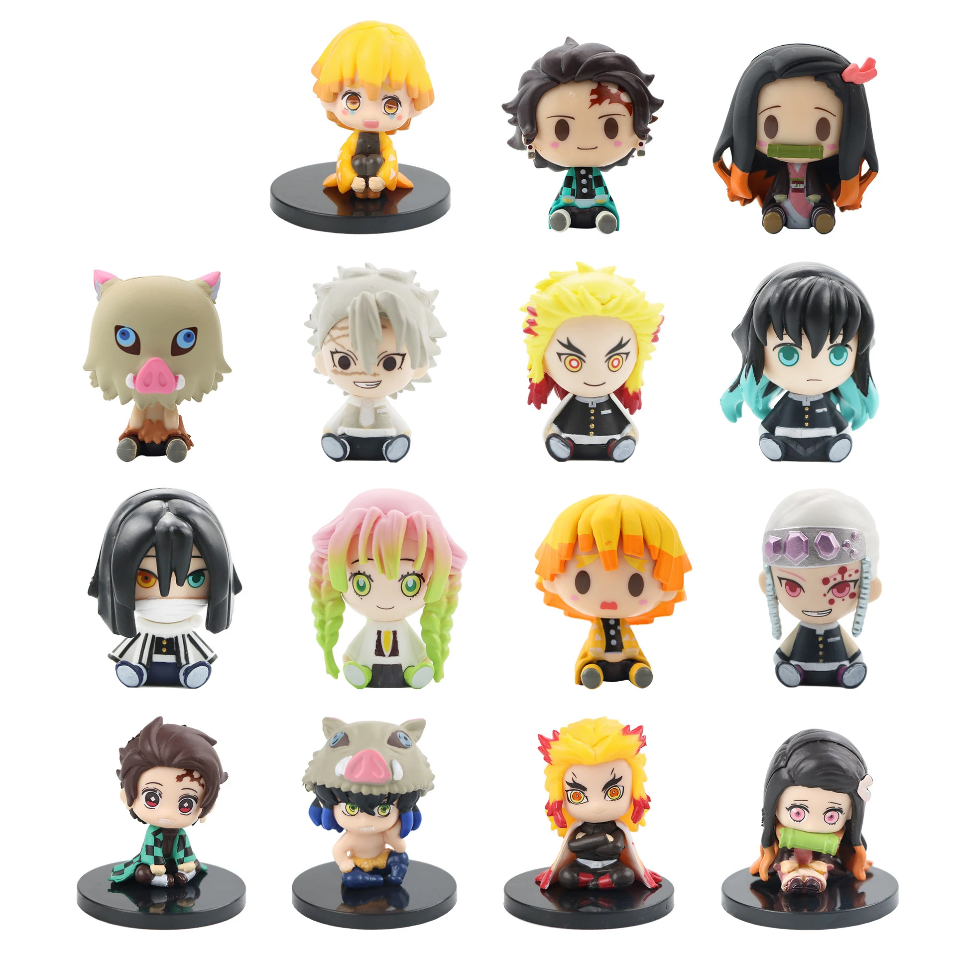 15 Style Demon Slayer Anime Figure Nezuko Zenitsu Tanjirou Giyuu Kimetsu No Yaiba Q Ghost Version Desktop Ornaments Decoration
15 Style Demon Slayer Anime Figure Nezuko Zenitsu Tanjirou Giyuu Kimetsu No Yaiba Q Ghost Version Desktop Ornaments Decoration