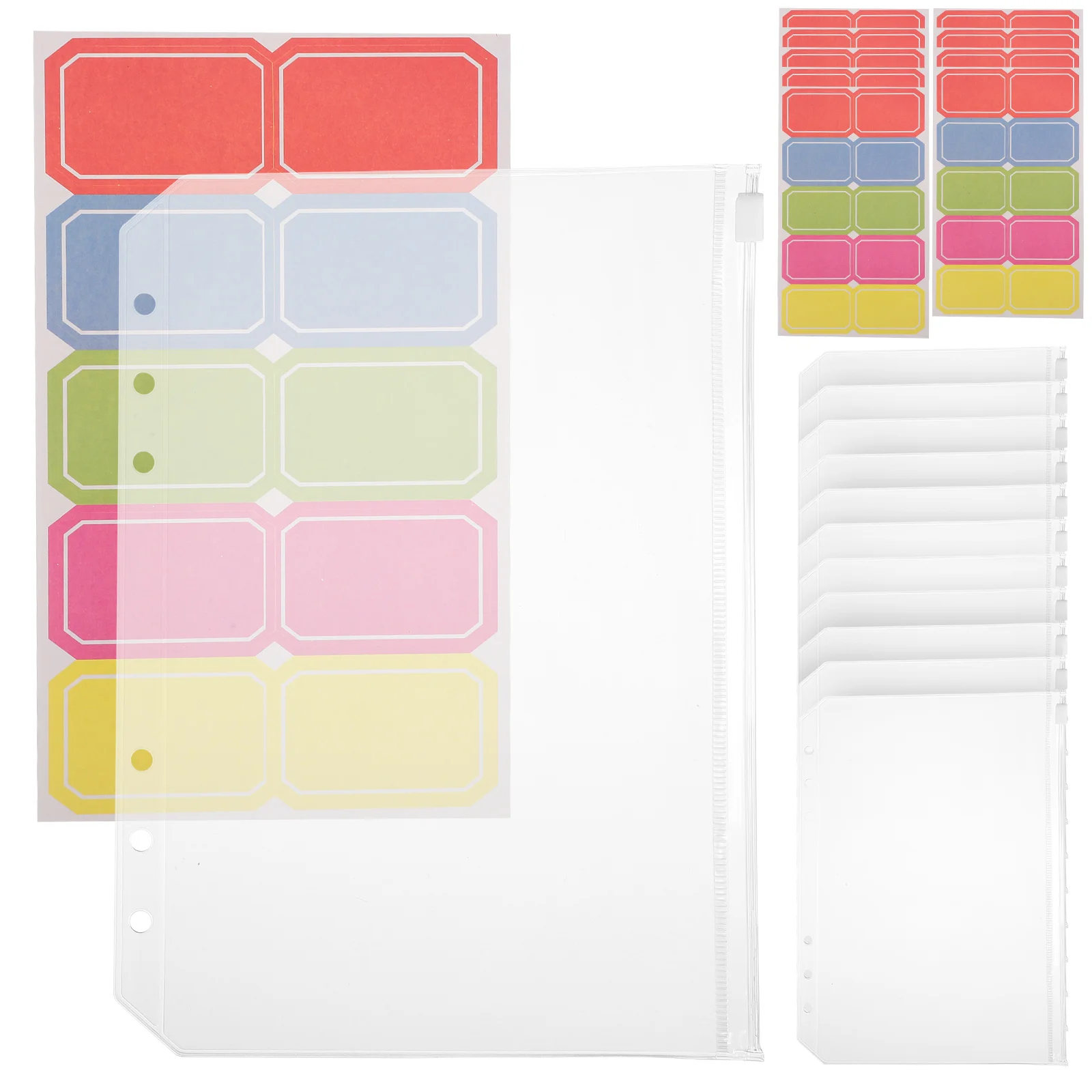 12 Pcs Sticky Notes Transparent Loose Leaves Clear Binder Pocket Leaf Labels Bag Zipper Folders
12 Pcs Sticky Notes Transparent Loose Leaves Clear Binder Pocket Leaf Labels Bag Zipper Folders