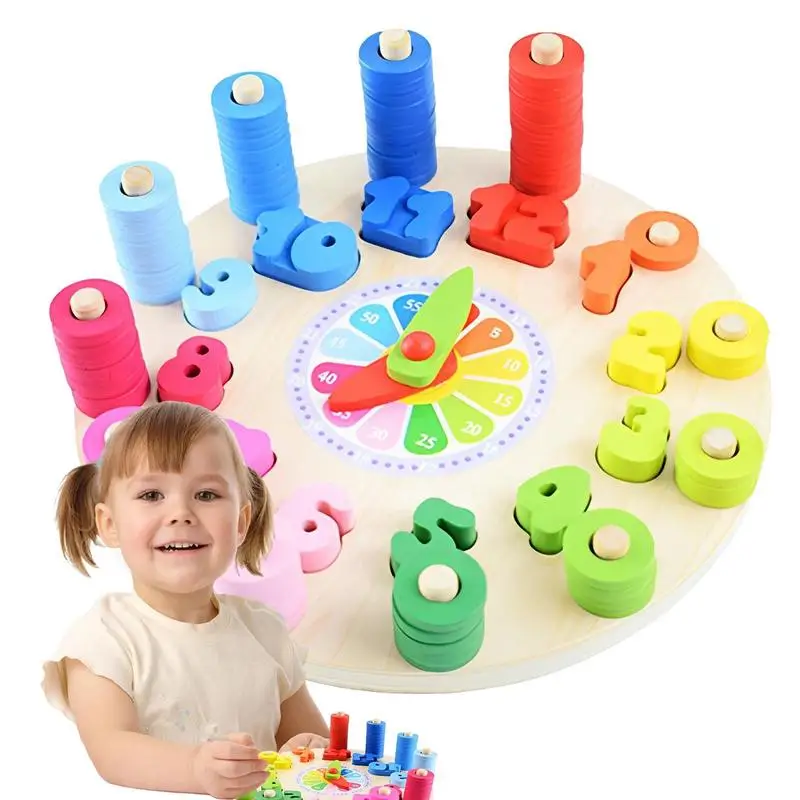 Kids Number Clock Puzzle Wooden Clock Learning For Kids Preschool Toddler Montessori Toys For Boys Girls Early Education Of Time
Kids Number Clock Puzzle Wooden Clock Learning For Kids Preschool Toddler Montessori Toys For Boys Girls Early Education Of Time