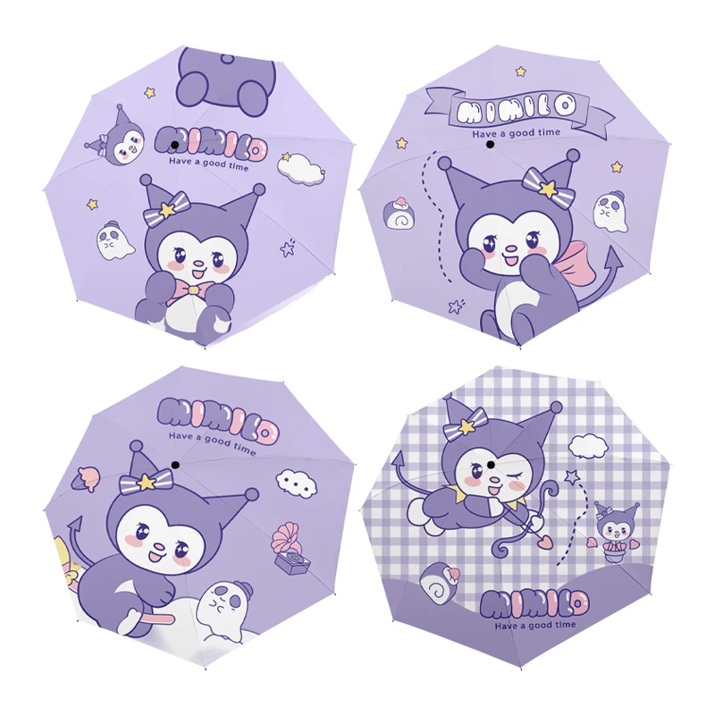 New Kawaii Sanrio Kuromi Umbrella Cute Cartoon Anti UV Sunshade Anime Girl Portable Folding Sunny Rain Thickened Umbrella Gift
New Kawaii Sanrio Kuromi Umbrella Cute Cartoon Anti UV Sunshade Anime Girl Portable Folding Sunny Rain Thickened Umbrella Gift