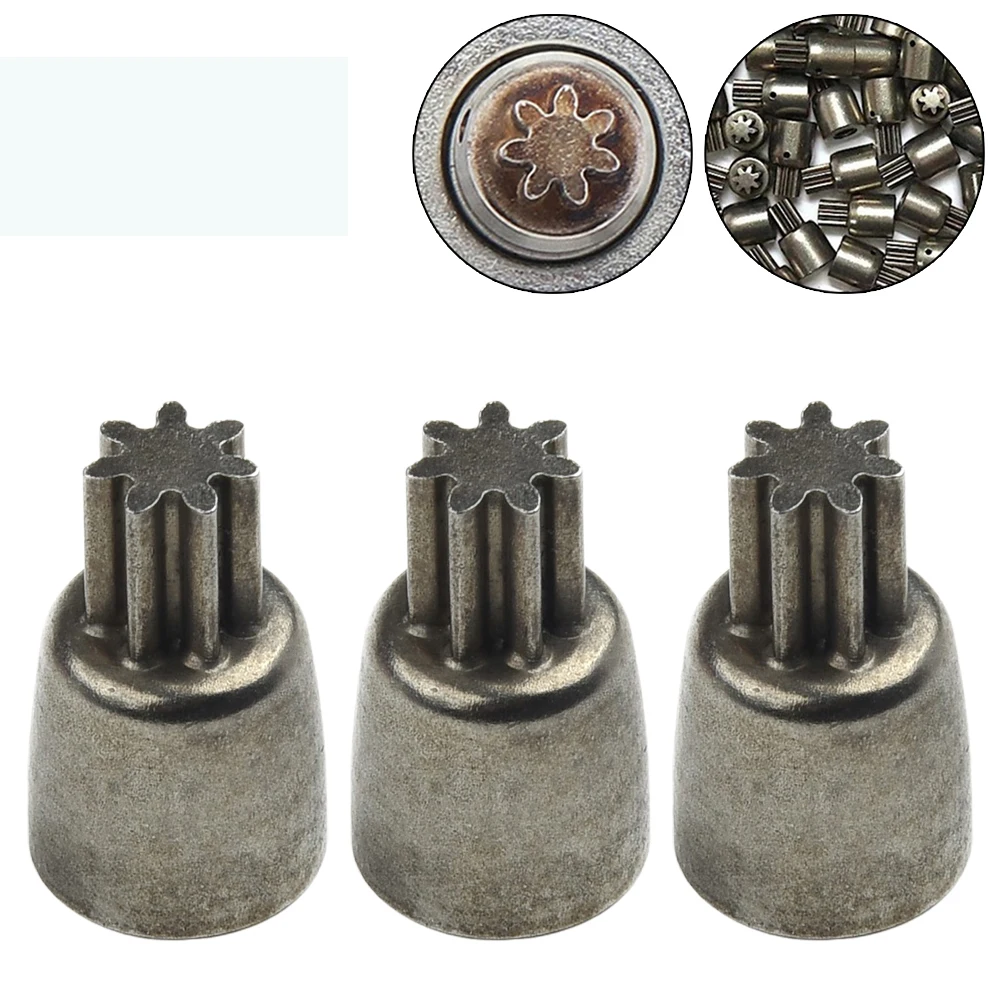 Brand New 7 Teeth Gear Sleeve 4.98mm Shaft 3pcs 7T Gear Easy To Install Electric Impact Wrench Metal Motor Gear
Brand New 7 Teeth Gear Sleeve 4.98mm Shaft 3pcs 7T Gear Easy To Install Electric Impact Wrench Metal Motor Gear