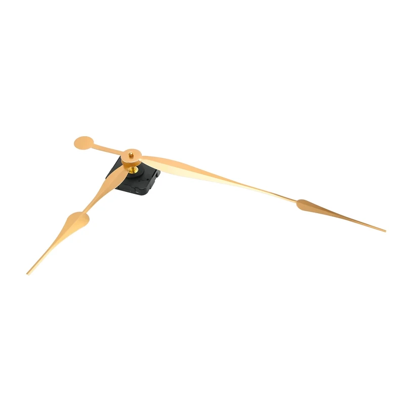 High Torque Long Shaft Clock Movement Mechanism With 12 Inch Long Spade Hands (Gold)
High Torque Long Shaft Clock Movement Mechanism With 12 Inch Long Spade Hands (Gold)