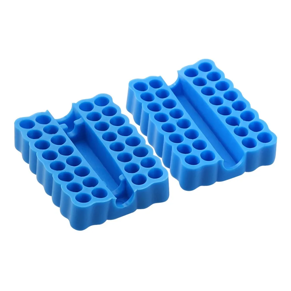 64x48x15mm Holder Screw Bits Blue Flexible Plastic Screwdriver Shank Storage Case 1/4 Inch 32 Holes High Quality New
64x48x15mm Holder Screw Bits Blue Flexible Plastic Screwdriver Shank Storage Case 1/4 Inch 32 Holes High Quality New