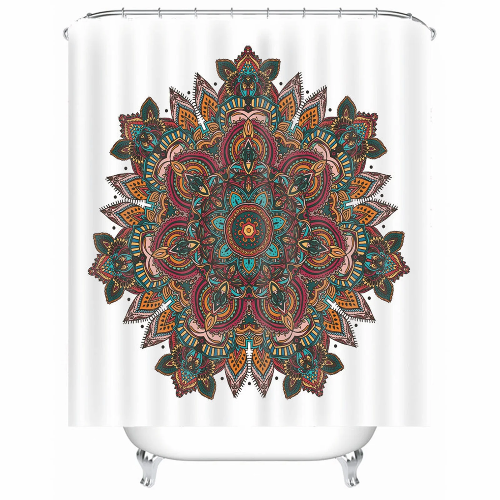 Unique Shower Curtain Polyester Flower Pattern White Mold & Mildew Resistant Waterproofwith Rustproof Grommets Hooks
Unique Shower Curtain Polyester Flower Pattern White Mold & Mildew Resistant Waterproofwith Rustproof Grommets Hooks