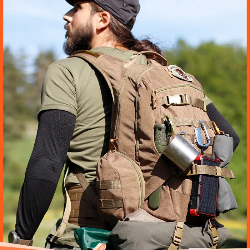 Multifunctional Hiking Camping Outdoor Sports Tactical Backpack Climbing Large Capacity Waterproof Travel Laptop Bag for Men
Multifunctional Hiking Camping Outdoor Sports Tactical Backpack Climbing Large Capacity Waterproof Travel Laptop Bag for Men